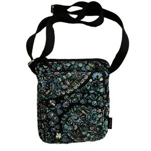 NWOT VERA BRADLEY Blue Floral Crossbody